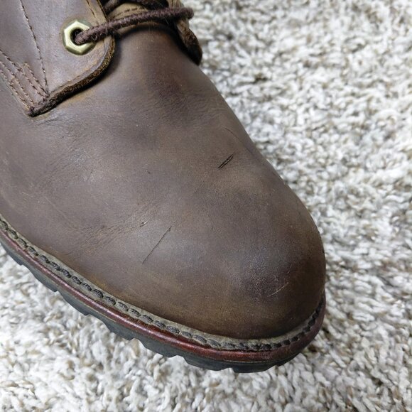 Chippewa L.L.Bean Katahdin Iron Works Brown Leather Boots Men’s 12 D USA - Picture 9 of 15